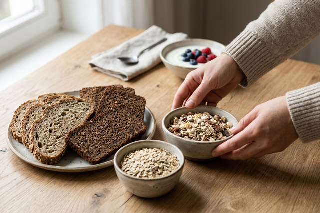 Les glucides complets pour un petit-déjeuner équilibré