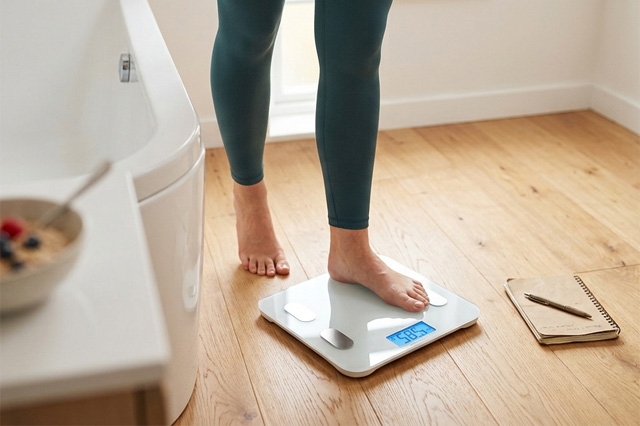 Perte de poids durable : suivi sur la balance