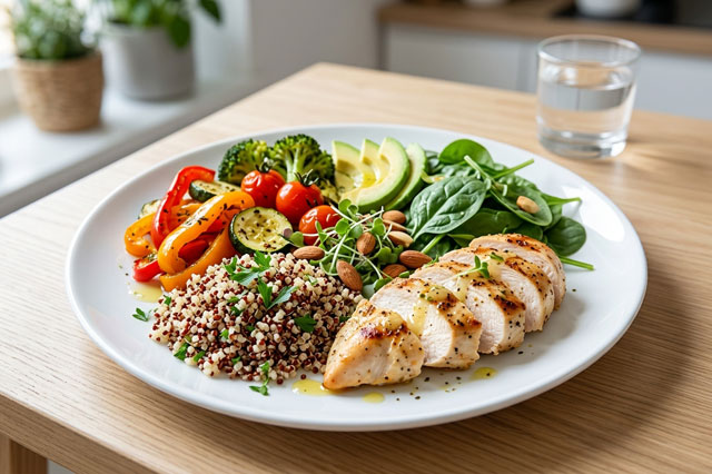 Recette pour régime : plat minceur équilibré et coloré